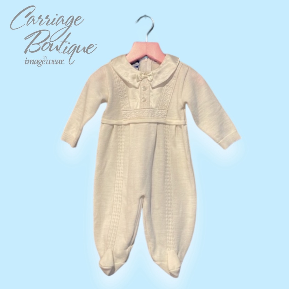 Carriage Boutique Elegant Baby Boy Baptismal Christening Outfit